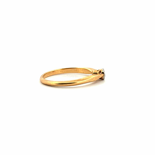Bague Solitaire or jaune diamant 58 Facettes 82-GS33773-1