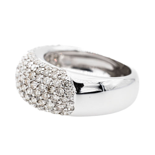 Bague 55 Bague Or blanc Diamant 58 Facettes 2999383CN