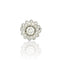 Bague 53 70's platinum diamond ring 58 Facettes