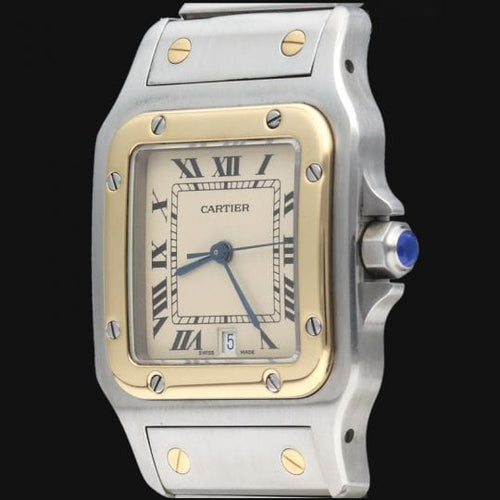 Montre Cartier Montre Santos De Cartier Galbee 58 Facettes MT42399