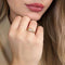Bague 53 Solitaire or jaune et diamants 58 Facettes 70-GS38386-2