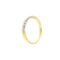Bague 61 Bague Riviera avec diamants de 0,24 ct 58 Facettes 36981