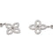 Boucles d'oreilles Boucles d'oreilles Fleur Or blanc Diamant 58 Facettes 3100511CN