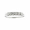 Bague 59 Bague en or blanc avec diamants 58 Facettes 33630
