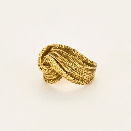 Bague 56 Bague Noeud Vintage or jaune 58 Facettes CHAL04512