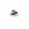 Bague 49 Bague or gris et saphir poire 58 Facettes