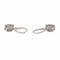 Boucles d'oreilles Boucles d'oreilles Dormeuses Or blanc Diamant 58 Facettes 3230364CN