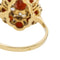 Bague 54 Bague Pompadour Or jaune Grenat 58 Facettes 3696610CN