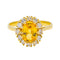 Bague Bague Pompadour Or jaune Saphir, Diamant 58 Facettes 3754274CN