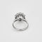 Bague 49 Bague marguerite en or blanc, platine et diamants 58 Facettes B250467