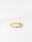 Bague 51 Demi-Alliance américaine en or jaune et diamants 0,5 ct 58 Facettes J115