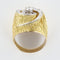 Bague tourbillon diamants vintage