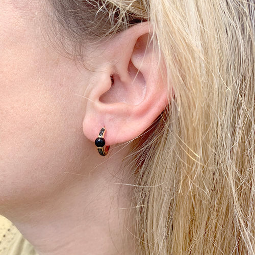 Boucles d'oreilles Boucles d'oreilles Pomellato, "M'ama non M'ama", or rose, pierres de couleurs. 58 Facettes 34055