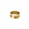Bague 48 Bague Double C vintage Cartier en or 18 carats vers 2000 58 Facettes