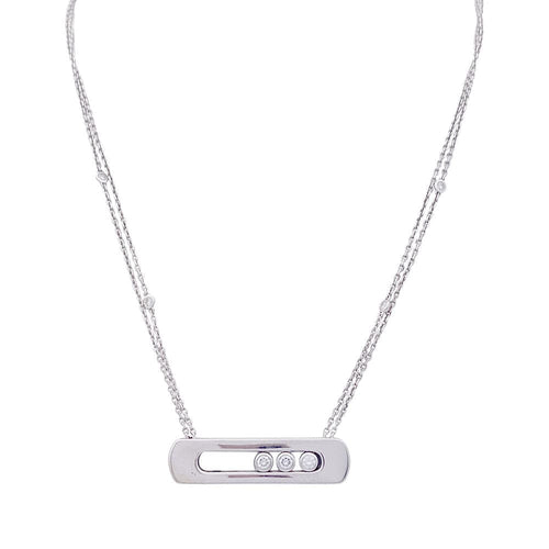 Collier Collier Messika "Move" or blanc, diamants. 58 Facettes 33638
