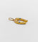 Pendentif Pendentif fer à cheval antique en or 18k pierres bleues et perles 58 Facettes A06218