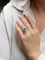 Bague Bague marguerite émeraude ovale diamants 58 Facettes J396