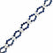Bracelet Bracelet rétro à maillons en saphir et diamant 58 Facettes