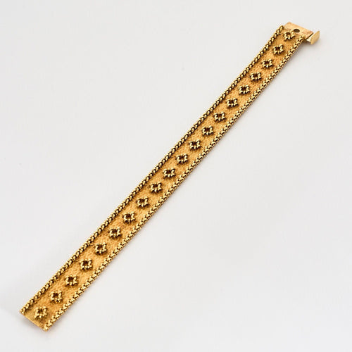 Bracelet Bracelet ruban or jaune 58 Facettes CHAL04513