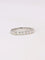 Bague 51 Alliance or blanc diamants 0,5 ct 58 Facettes J363