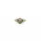 Bague 52 Solitaire Vintage Or Blanc & Diamants 58 Facettes