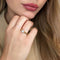 Bague 54 Solitaire Or Jaune  Diamants 58 Facettes 99-GS38386-1