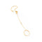 Bague 52 Double bague en or jaune et diamants signée TTF 58 Facettes