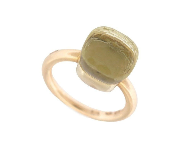 Bague 51 bague POMELLATO nudo classic en or jaune quartz citron 58 Facettes 259597
