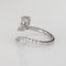 Bague Bague serpent en or blanc 14 carats, diamants, taille 6, bijoux de qualité supérieure, tailles mixtes 58 Facettes G14066