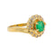 Bague 52 Bague Pompadour Or jaune Emeraude 58 Facettes 3447710CN