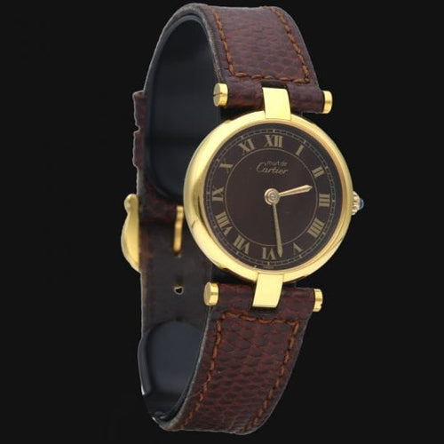 Montre Cartier Montre Must De Cartier Vermeil 58 Facettes MT41235