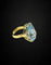 Bague Bague artisanale ornée d'une topaze bleue 58 Facettes