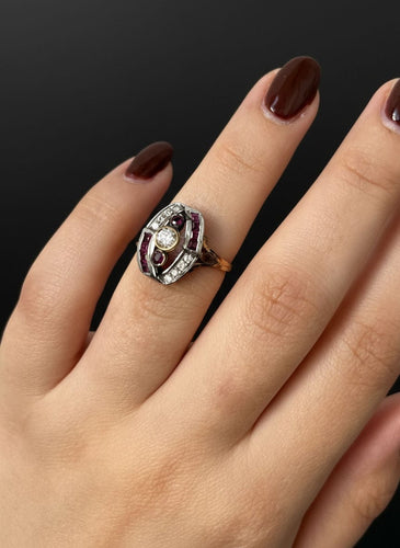 Bague Anello di Epoca Art Déco 58 Facettes