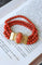 Bracelet Bracelet Ancien Or Corail et Camée 58 Facettes
