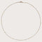 Collier Fine chaîne ancienne maille agrafe 58 Facettes 19-558