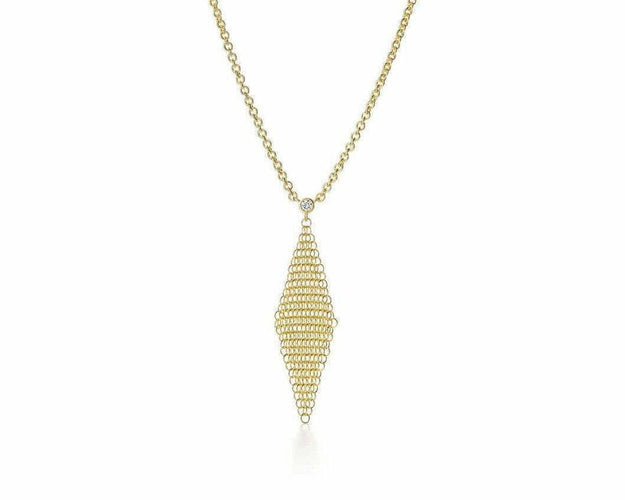 Collier Tiffany and Co - Collier à pendentifs en maille Elsa Peretti 58 Facettes