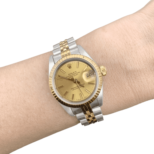 Montre Montre Rolex "Oyster Perpetual Datejust" acier, or. 58 Facettes 34376