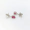 Boucles d'oreilles Boucles d'oreilles or blanc diamants et rubis 58 Facettes 28011