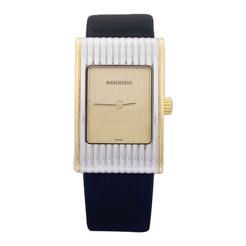 Montre Montre Boucheron, "Reflet", or jaune, acier. 58 Facettes 33733