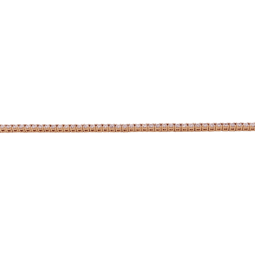 Bracelet Bracelet ligne tennis or rose, diamants. 58 Facettes 34169