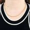 Collier Chaine or jaune maille jaseron 58 Facettes SQU32661