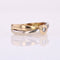 Bague 51 Bague deux ors diamant 58 Facettes 24-289