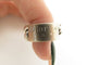 Bague 50 bague CHRISTIAN DIOR gourmette 50 or blanc 58 Facettes 259405