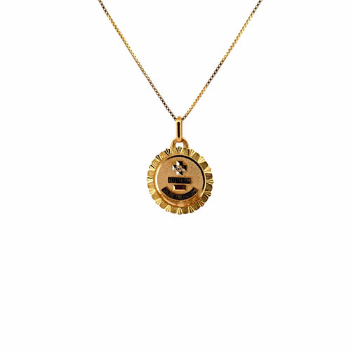 Pendentif Médaille Amour Or jaune et diamant 58 Facettes 2-F1PE-GS36247