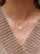 Pendentif AUGIS - Médaille amour ronde or jaune diamant rubis 58 Facettes J505