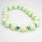 Collier Collier Jaspe Vert Turquoise Diamant Or 58 Facettes G13462