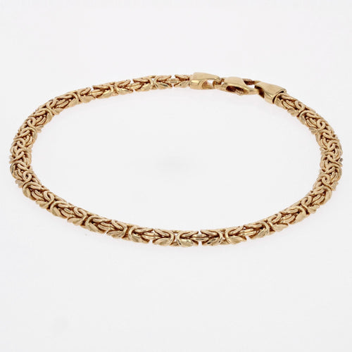 Bracelet Bracelet or jaune maille entrelacée 58 Facettes 24-231B