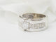 Bague 56 Bague solitaire en or blanc et diamant 0.55ct 58 Facettes 33137