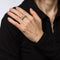 Bague 46 Bague diamant opale vintage des années 60 en or jaune 14 carats 58 Facettes G13166