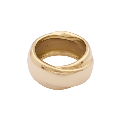 Bague 46 Bague Hermès "Volte", or jaune. 58 Facettes 34467